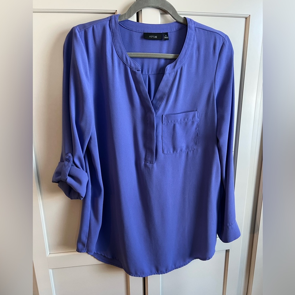 Apt. 9 Women's Royal Blue Blouse